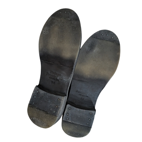 Vintage Foundry Regine Zip Around Black Leather Boots Size 7.5 - Picture 4 of 10